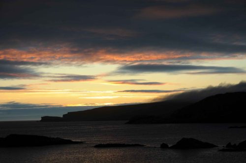 Coucher de soleil à Scourie
