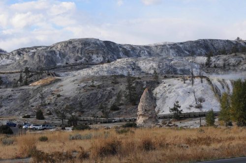 Terrasses volcaniques de Mammoth Hot Springs