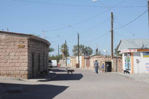 Petit village de Toconao au bord du Salar d'Atacama 