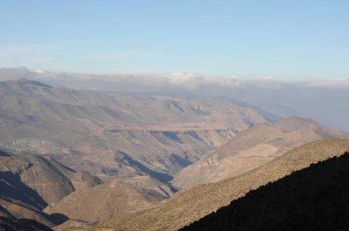 Route de Putre à Arica 