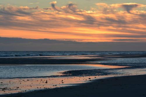 Lever de soleil sur Farewell Spit 