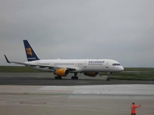 Notre avion Icelandair au départ de Paris