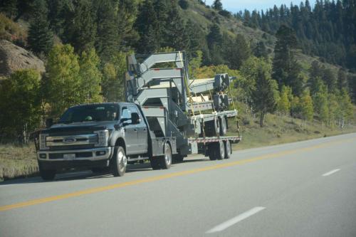 Sur la route entre Alamosa et Colorado Springs