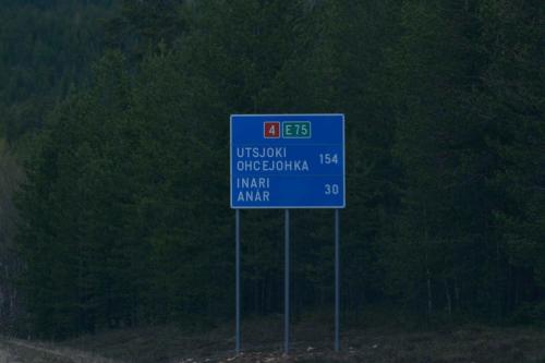 Route vers le Nord pour arriver en Norvège