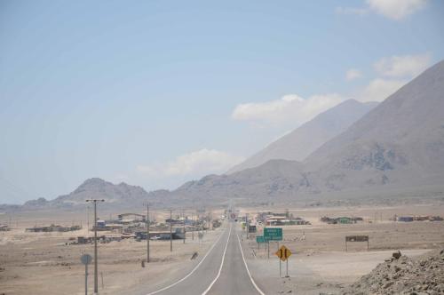 Route longeant la côte pacifique 