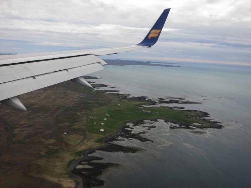 Arrivée à l'aéroport de Keflavik