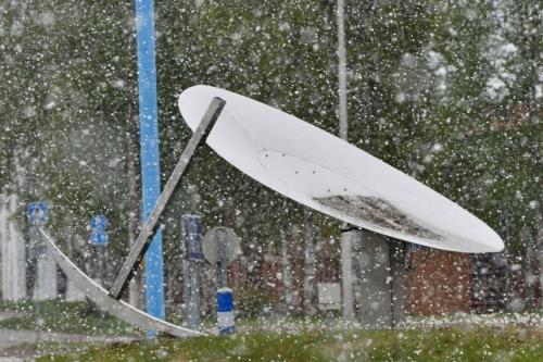 Neige à Ivalo le 1er juin, il y avait des orpailleurs dans la région.
