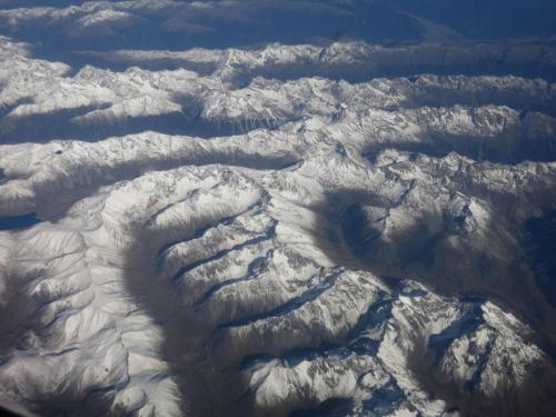Chaines de montagne de l'Ile du sud, au nord de Christchurch 