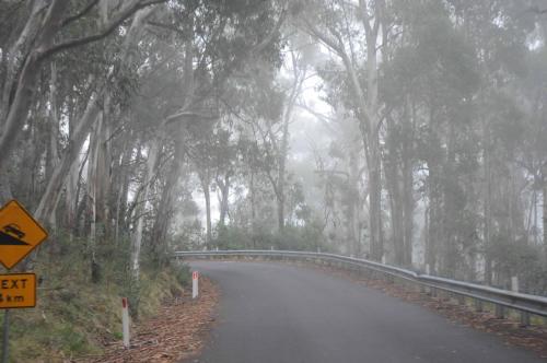 Parc national de Kosciuszko dans les nuages
