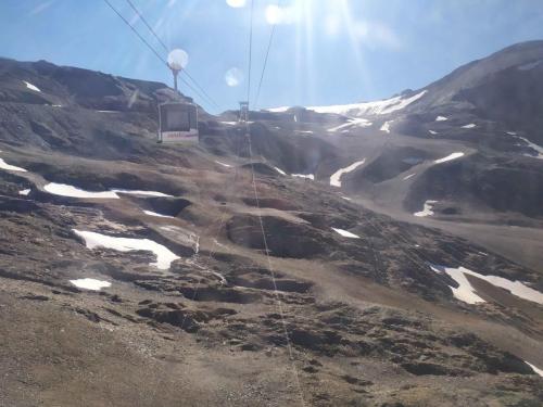 Montée par le téléphérique Jandri Express