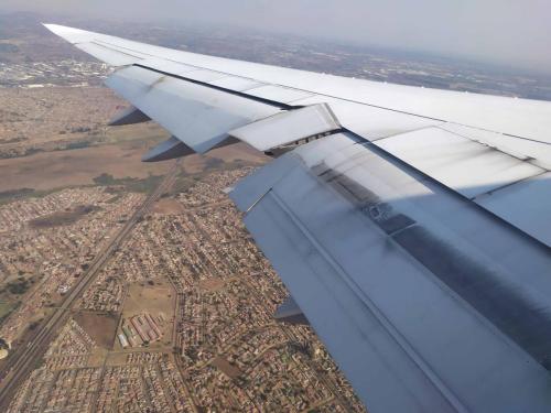 Arrivée à Johannesburg