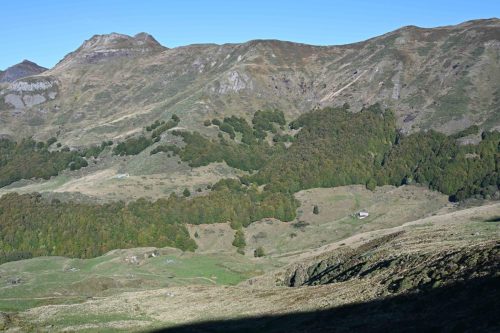 Puy Mary et vallée de Mandailles depuis col de Rombière