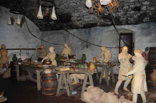 Les cuisines reconstituées du Chateau de Stirling