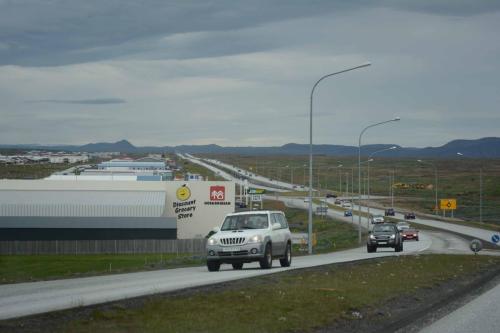 Route reliant Keflavik à Reykjavik