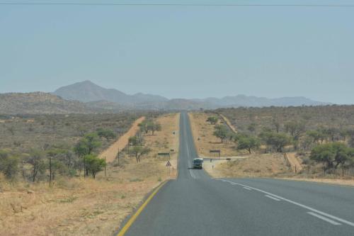 Sur la B1 en direction de Windhoek