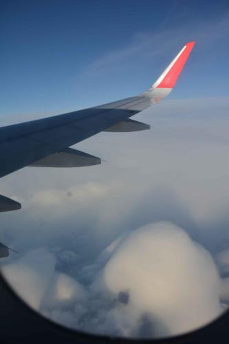 Au dessus de la cordillère des Andes