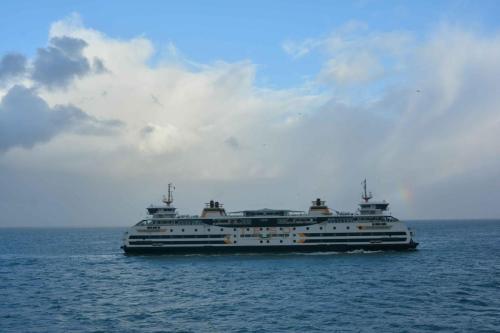 Ferry faisant la traversée vers Den Helder