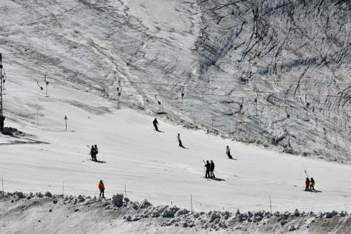 Glacier, vue depuis 3200 m