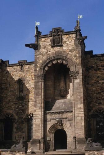 Mémorial national écossais de la guerre situé dans le château d'Edimbourg