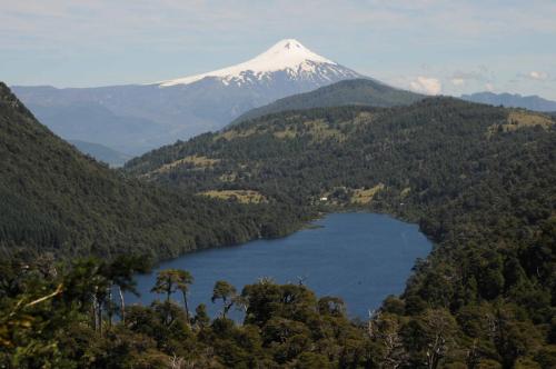 Volcan Villarica et Lac Tinquilco 