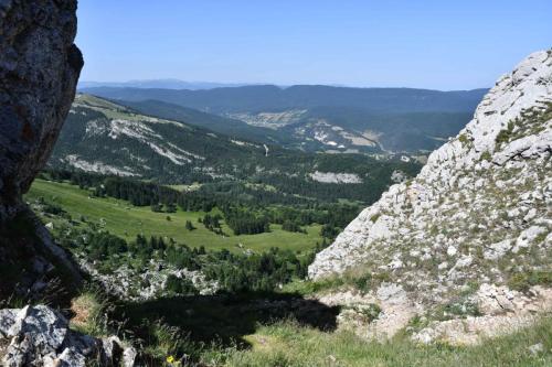 Depuis le col vert, en direction de Villard-de-Lans