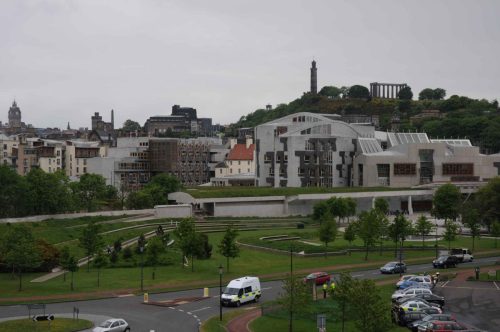 Le parlement écossais construit en 1999