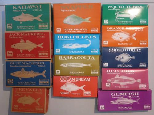 Boite de transport des poissons péchés