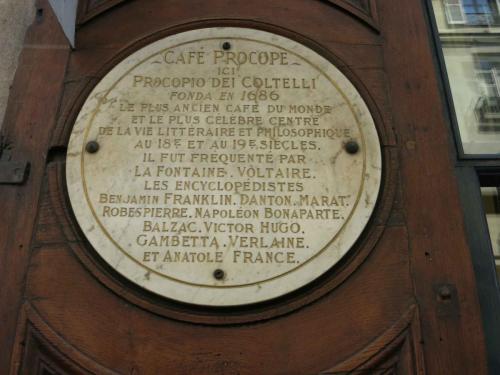 Restaurant "Le Procope"