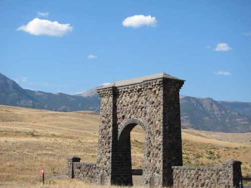 La porte d'entrée nord du Parc, au Montana