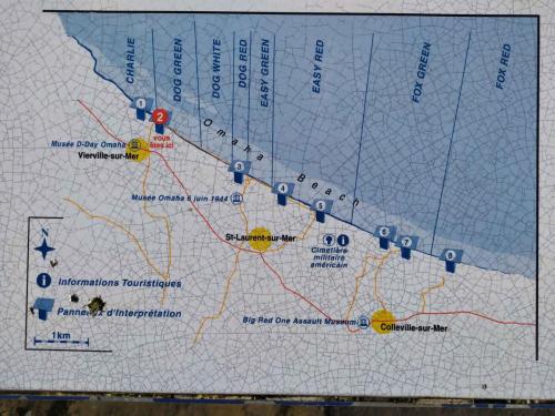 Omaha beach, Vierville-sur-Mer