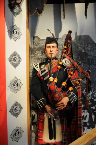 musée militaire dans le château d'Edimbourg