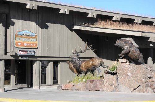 Entrée du visitor center de Jackson Hole