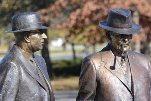 Politiciens en pleine discussion