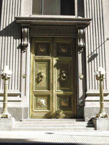 Porte d'entrée de la Banque Centrale du Chili 