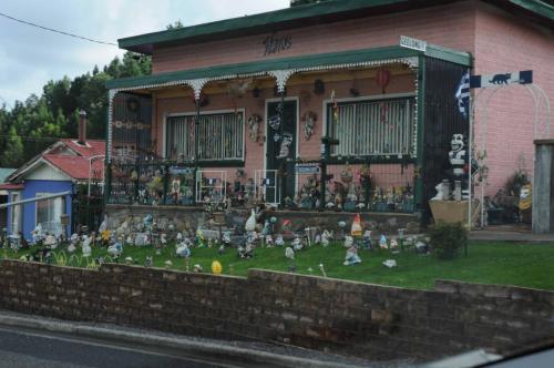 En arrivant dans la ville de Queenstown