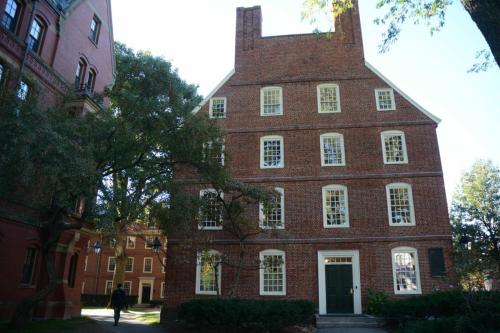 Plus vieux batiment de l'université de Harvard construit en 1720