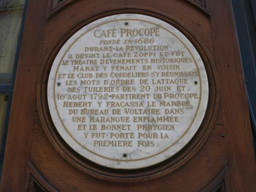 Restaurant "Le Procope"