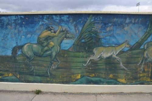 Murals dans la ville de Puerto Natales
