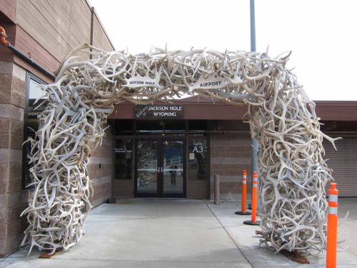 Entrée de l'aéroport de Jackson Hole