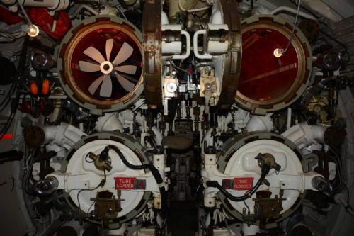 Musée maritime - visite du sous-marin HMAS Onslow - Tubes lance-torpilles