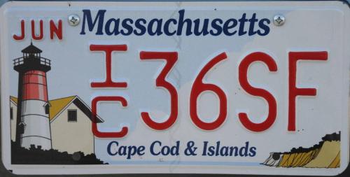 Plaque minéralogique de Cap Cod Massachusetts