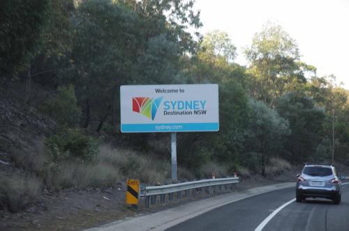 Arrivée sur Sydney, capitale de l'état de Nouvelles-Galles-du-Sud