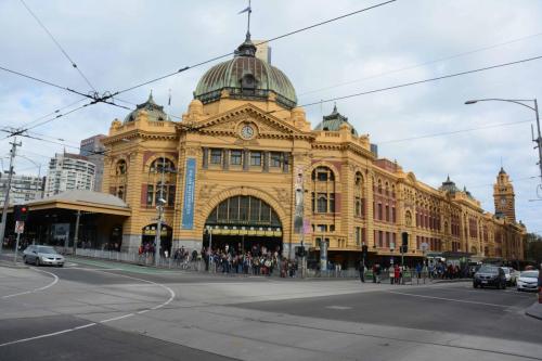 Gare centrale de Flinders Street construite en 1909