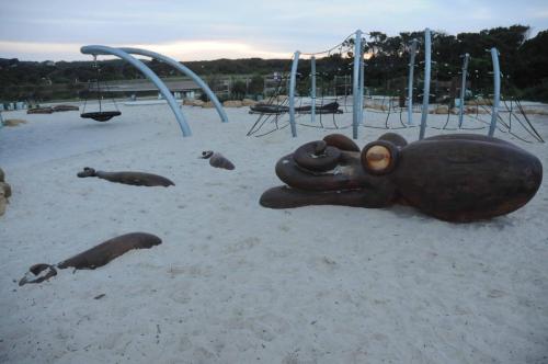 Jeux d'enfants à Anglesea