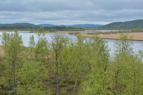 Delta de Ivalojoki depuis l'observatoire