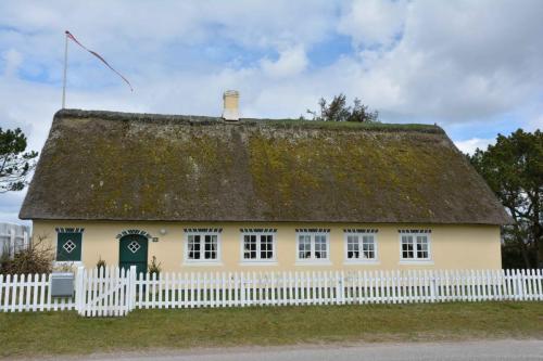 Sonderho (sud de l'île de Fano) l'épervier est en haut à droite du toit