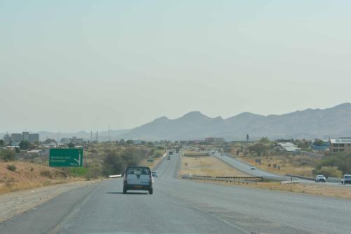 Sur la A1 près de Windhoek