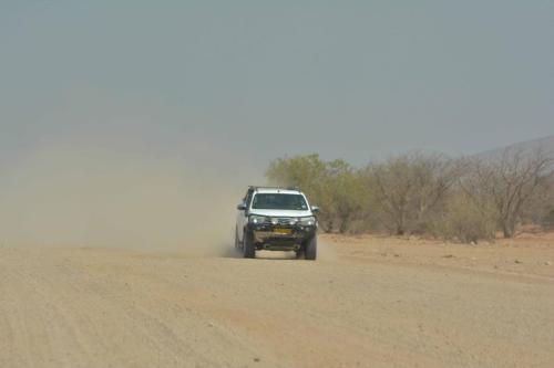 Sur la C39 entre Khorixas et  Petrified forest