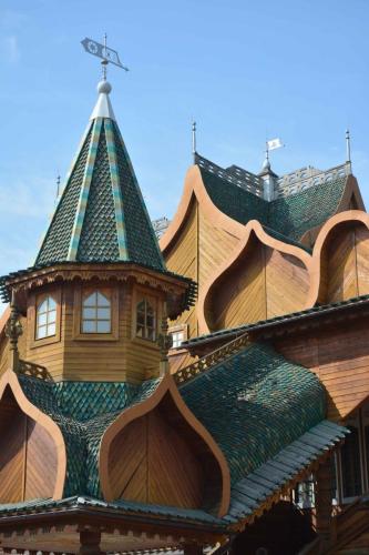 Palais en bois du Tsar Alexis (copie construite en 1998)