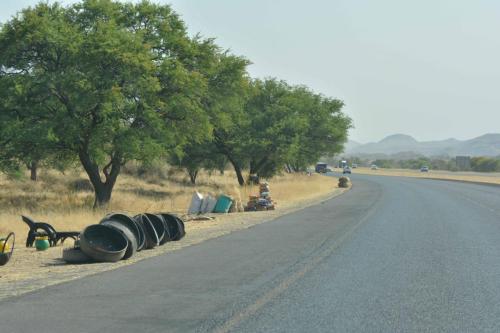 Sur la A1 près de Windhoek